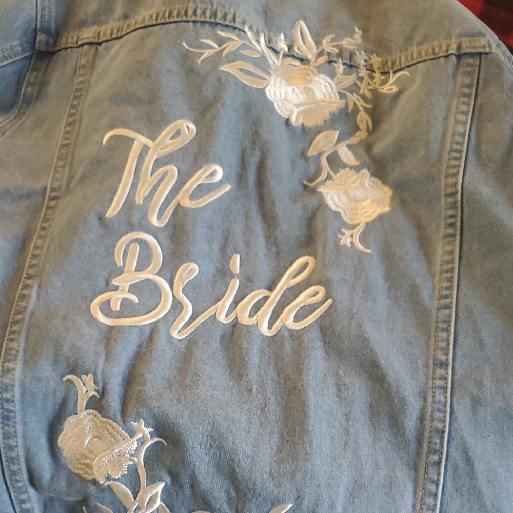 Embroidered Blue Jean Jacket